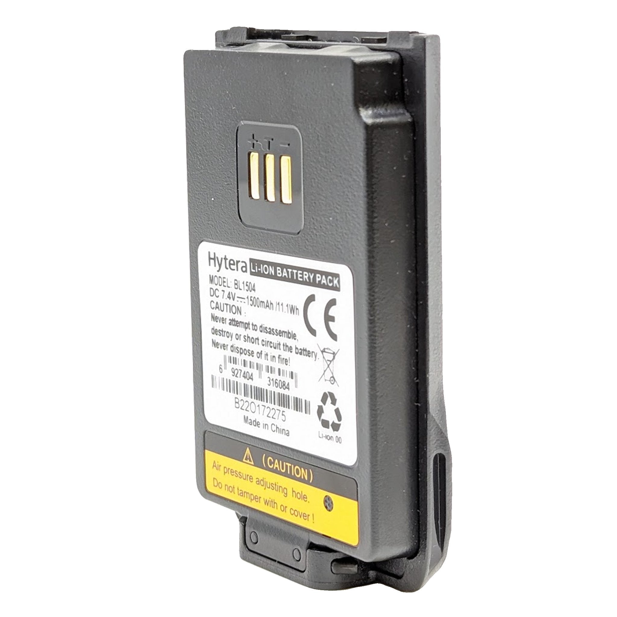 Hytera BL1504 Battery for Hytera Portable Two Way Radio - Lithium Ion (1500mAh)