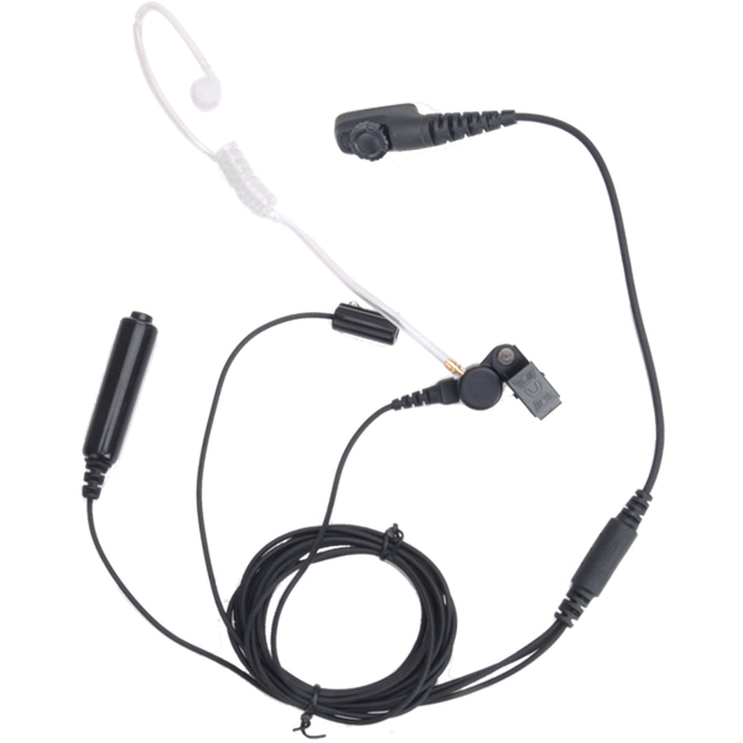 Hytera EAN18 3-Wire Surveillance Earpiece With Transparent Acoustic Tube - Atlantic Radio Communications Corp.