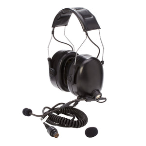 Hytera ECA01 Heavy Duty, Noise-Cancelling Headset With PTT, Only For MD782i - Atlantic Radio Communications Corp.