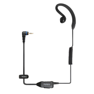 Hytera EHS16 C-Style Earpiece With In-Line Mic - Atlantic Radio Communications Corp.
