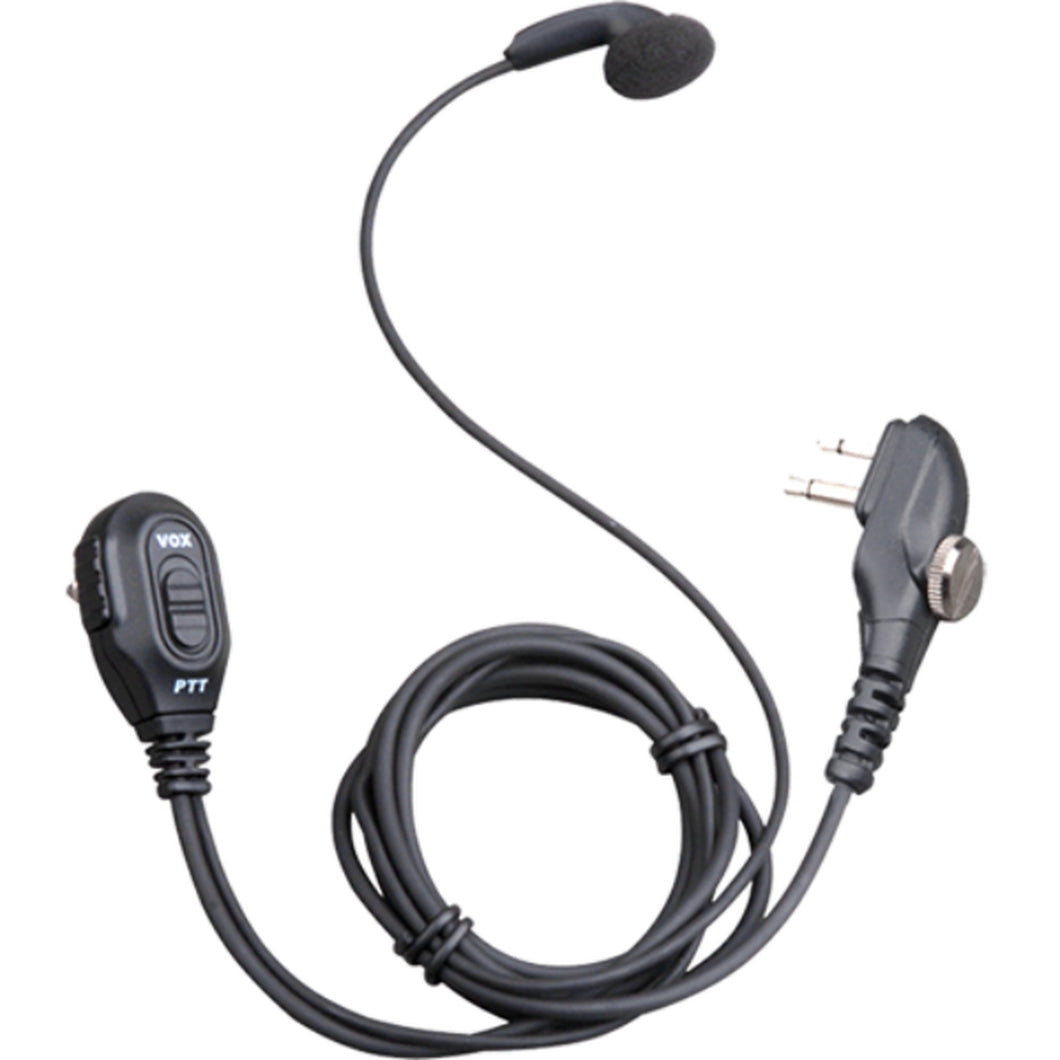 Hytera ESM12 Earbud With In-Line Push-To-Talk MIC And VOX Switch - Atlantic Radio Communications Corp.
