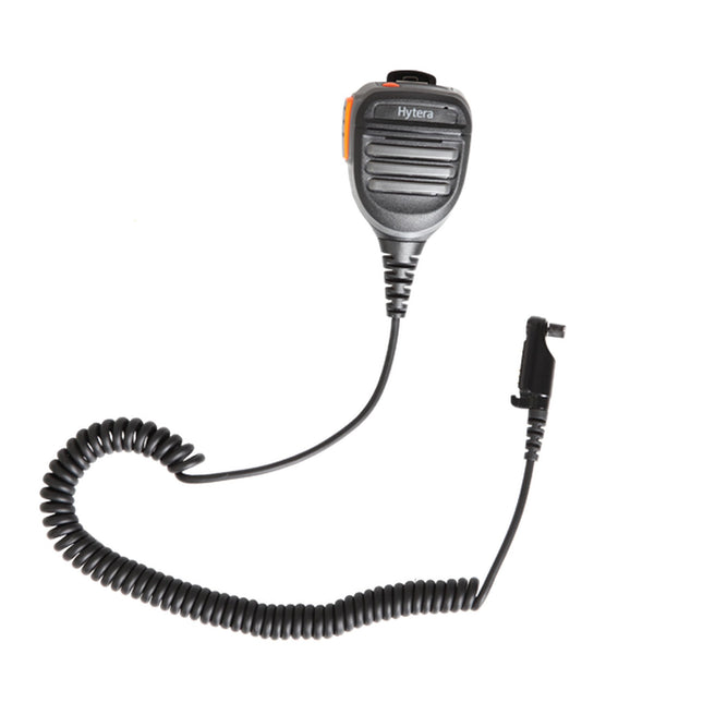 Hytera SM26N2 Speaker Microphone with emergency button & 2.5mm audio jack - Atlantic Radio Communications Corp.