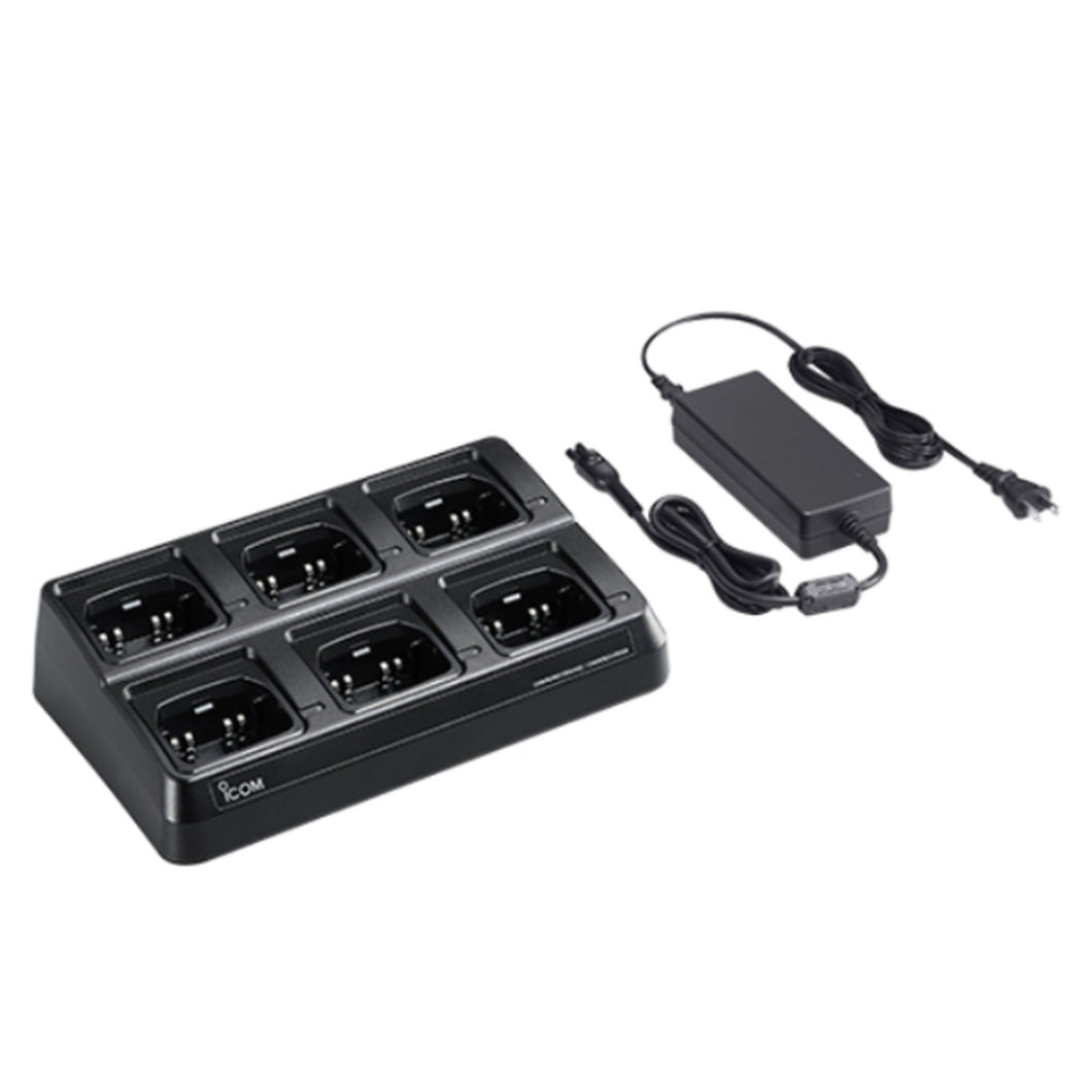 Icom BC214 Multi-Charger for Two-Way Radio - Six Unit Charger - Atlantic Radio Communications Corp.