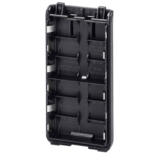 Icom BP263 Battery Case That Holds 6 AA Alkaline Batteries - Atlantic Radio Communications Corp.