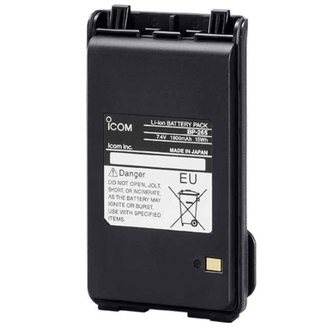 Icom BP265 Battery for Two Way Radios - Lithium Ion 1900mAh - BP-265 - Atlantic Radio Communications Corp.