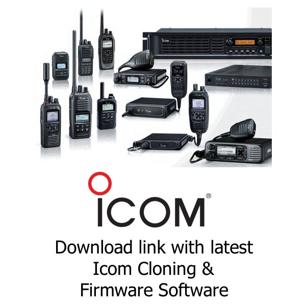 Icom Cloning Software with Firmware (Latest) via Download Link - Atlantic Radio Communications Corp.
