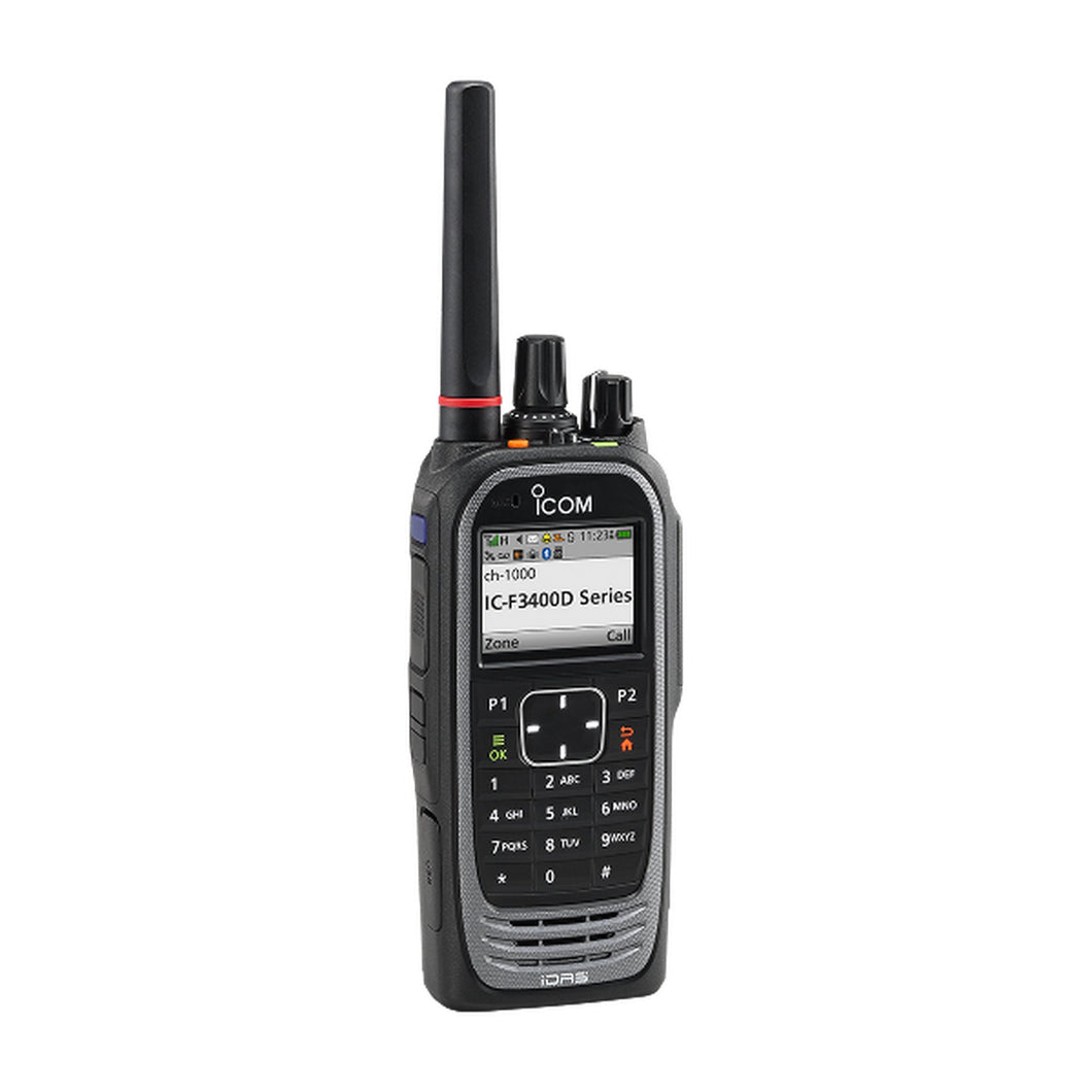 Icom F3400DT & F4400DT Portable Two-Way Radios - Keypad and Display (IP67) - Atlantic Radio Communications Corp.