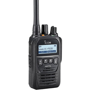 Icom F52D Two-Way Radio - VHF - Compact & Durable - Bluetooth - Atlantic Radio Communications Corp.