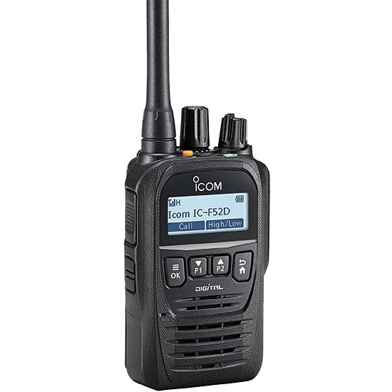 Icom F62D Two-Way Radio - UHF - Compact & Durable - Bluetooth - Atlantic Radio Communications Corp.