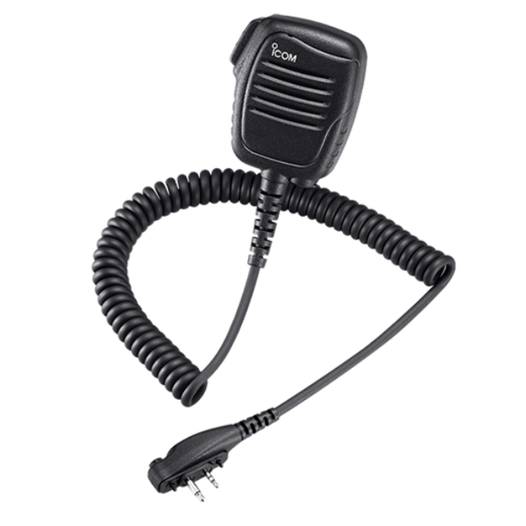 Icom HM159LA Speaker Microphone with Earphone Jack And Rotary Clip - Atlantic Radio Communications Corp.