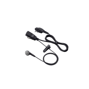 Icom HM166LS Earphone microphone with two pin right angle connector - Atlantic Radio Communications Corp.
