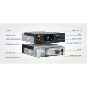 MD612i Two-Way Mobile Radio - 50 Watts - Digital (DMR) - Atlantic Radio Communications Corp.