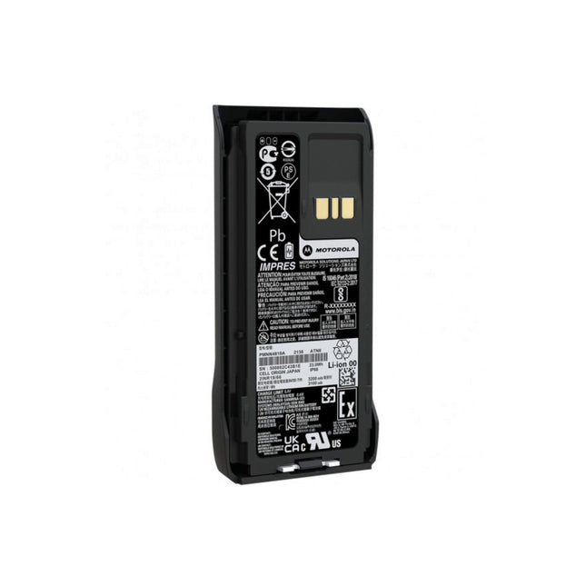 Motorola PMNN4810A IMPRES 3200 mAh Li-Ion Intrinsically Safe TIA4950 IP68 - Atlantic Radio Communications Corp.