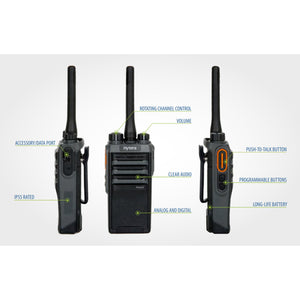 PD402i Hytera Portable Two-Way Radio - Digital (DMR) - Atlantic Radio Communications Corp.