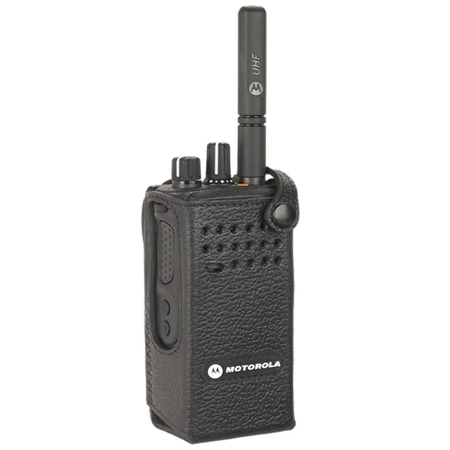 PMLN5839 - Motorola Hard Leather Case for XPR7000 Series - Atlantic Radio Communications Corp.